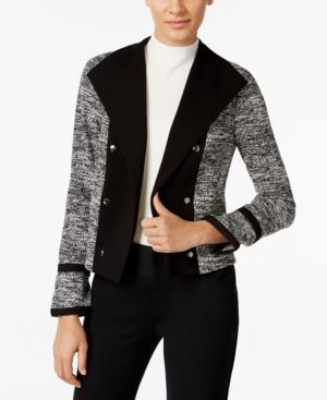 Calvin Klein Cropped Open-front Blazer