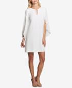 Kensie Flutter-sleeve Crepe Georgette Dress