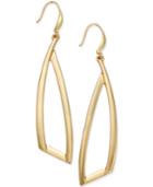 Inc International Concepts Gold-tone Triangle Drop Earrings, Only At Macy's
