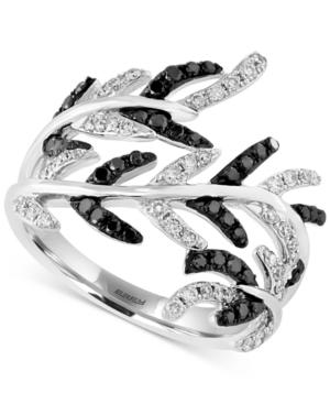 Caviar By Effy Black Diamond Vine Ring (5/8 Ct. T.w.) In 14k White Gold