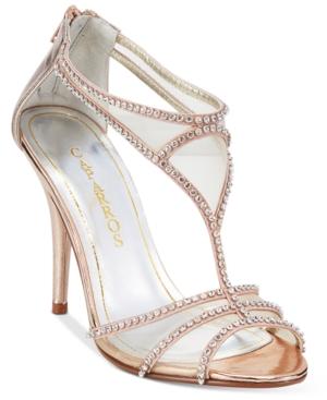 Caparros Blue Bell Strappy Illusion Evening Sandals Women's Shoes