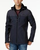 Point Zero Men's Soft-shell Fleece-lined Wind And Water Resistant Jacket