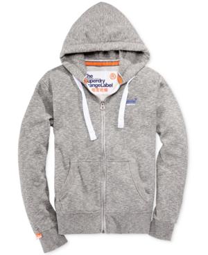 Superdry Men's Orange Label Full-zip Hoodie