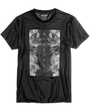 Guess Men's Reflective Graphic-print T-shirt