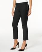 Alfani Cropped Side-zip Pants, Created For Macy's