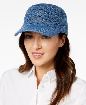 I.n.c. Crochet Packable Baseball Cap, Created For Macy's