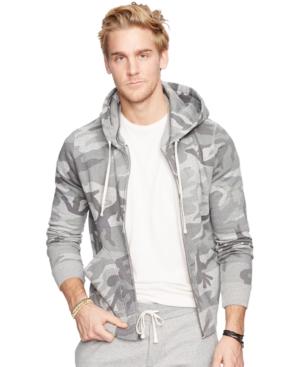 Denim & Supply Ralph Lauren Camouflage-print Fleece Full-zip Hoodie