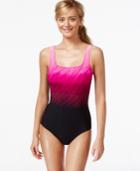 Reebok Deep Ombre One-piece Swimsuit Women's Swimsuit