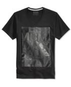 Guess Men's Knock Out Graphic-print V-neck T-shirt