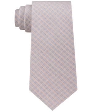 Calvin Klein Men's Mini Soft Check Tie