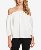 1.state Off-the-shoulder Tiered-sleeve Top