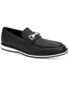 Calvin Klein Men's Wheeler Brushed Leather Bit Loafers Men's Shoes