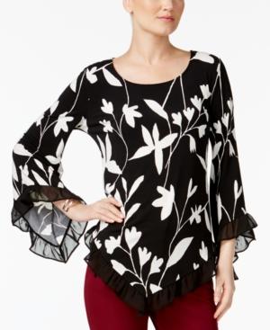 Alfani Angel-sleeve Top, Created For Macy's
