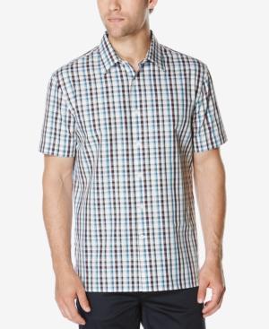 Perry Ellis Men's Multi-color Check Shirt