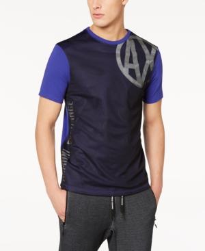 Armani Exchange Men's Colorblocked Mesh T-shirt