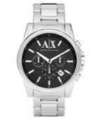 Ax Armani Exchange Watch, Men's Chronograph Stainless Steel Bracelet 45mm Ax2084