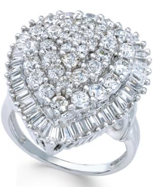 Diamond Statement Ring (3 Ct. T.w.) In 14k White Gold