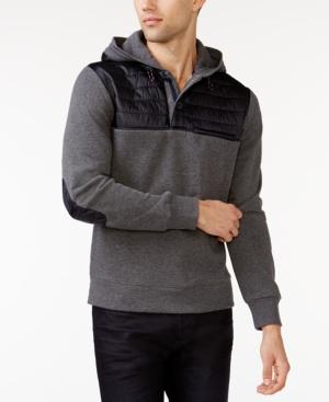 Tommy Hilfiger Jonas Colorblocked Mixed-media Hoodie