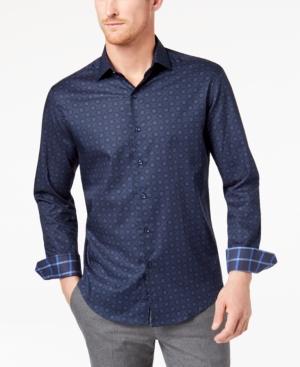 Tasso Elba Men's Cirene Tapestry-print Shirt, Created For Macy's