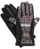 Isotoner Signature Matrix Nylon Thermaflex Core Gloves