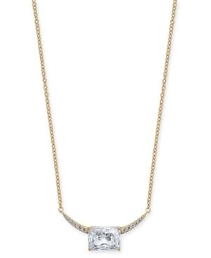 Danori Cubic Zirconia Pendant Necklace, 16 + 1 Extender, Created For Macy's