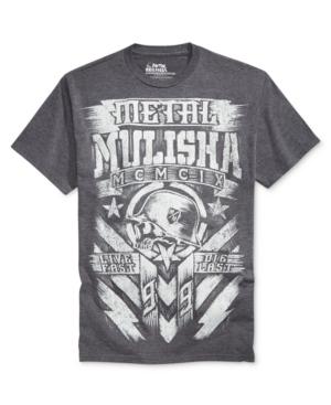 Metal Mulisha Men's Chalk Graphic-print Logo T-shirt