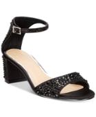 Jewel Badgley Mischka Jet Evening Pumps Women's Shoes