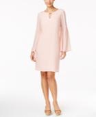 Thalia Sodi Bell-sleeve Sheath Dress, Created For Macy's
