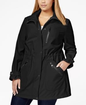 Calvin Klein Plus Size Water-resistant Hooded Anorak Jacket