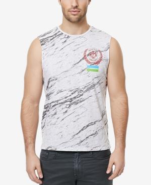 Buffalo David Bitton Men's Novisia Graphic-print Sleeveless T-shirt