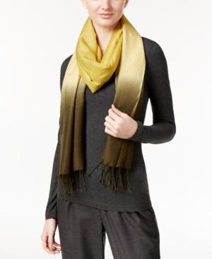 Eileen Fisher Wool-silk-blend Fringe Scarf