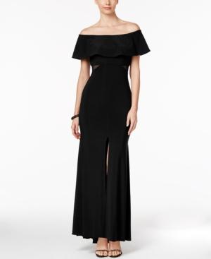 Xscape Off-the-shoulder Gown