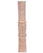 Voguestrap Smart Buddie Platinum Rose Metallic Leather Strap For Use With 22mm Smart Watch