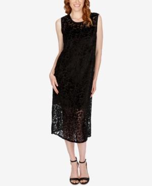Lucky Brand Velvet Burnout Shift Dress