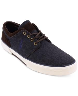 Polo Men's Faxon Flannel Suede Sneakers Men's Shoes