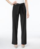 Alfani Prima Belted Wide-leg Pants, Only At Macy's