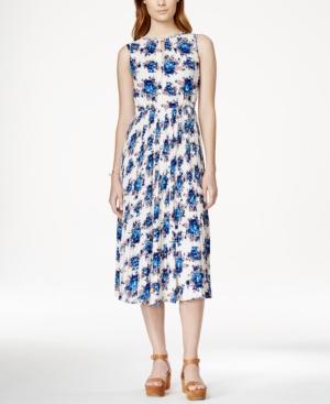 Maison Jules Floral-print Midi Dress, Only At Macy's