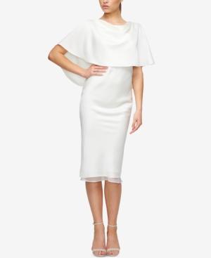 Fame And Partners Low-back Overlay Sheath Dress