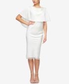 Fame And Partners Low-back Overlay Sheath Dress
