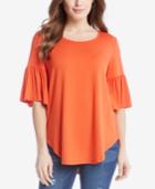 Karen Kane Bell-sleeve T-shirt