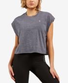Volcom Juniors' Cropped Stone-patch Top