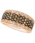 Le Vian Chocolatier Diamond Pave Band (7/8 Ct. T.w.) In 14k Rose Gold