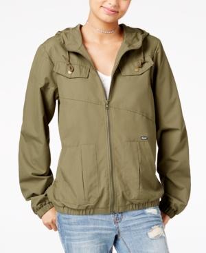 Volcom Juniors' Enemy Lines Hooded Windbreaker