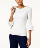 Inc International Concepts Puff-sleeve Sweater, Created For Macy's