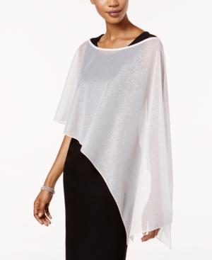 Msk Asymmetrical Glitter Cape