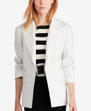 Polo Ralph Lauren Striped Double-breasted Blazer