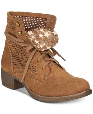 American Rag Ramona Lace-up Combat Boots, Created For Macy's Women's Shoes