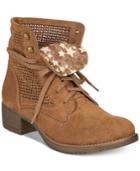 American Rag Ramona Lace-up Combat Boots, Created For Macy's Women's Shoes