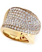 Couture By Effy Diamond Overlap Ring (2-3/8 Ct. T.w.) In 14k Gold