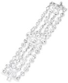 Givenchy Silver-tone Crystal Large Flex Bracelet